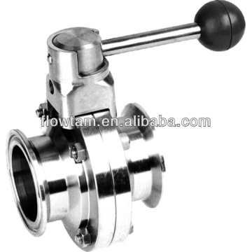 304/316 sanitary stainless steel butterfly valve